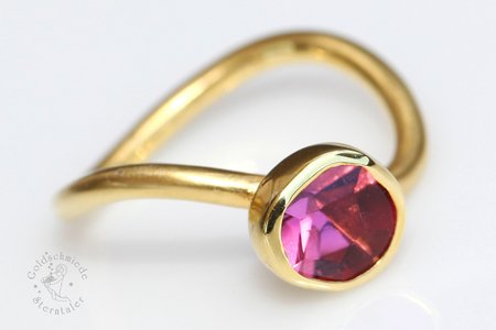Ring, 750 Gold Turmalin